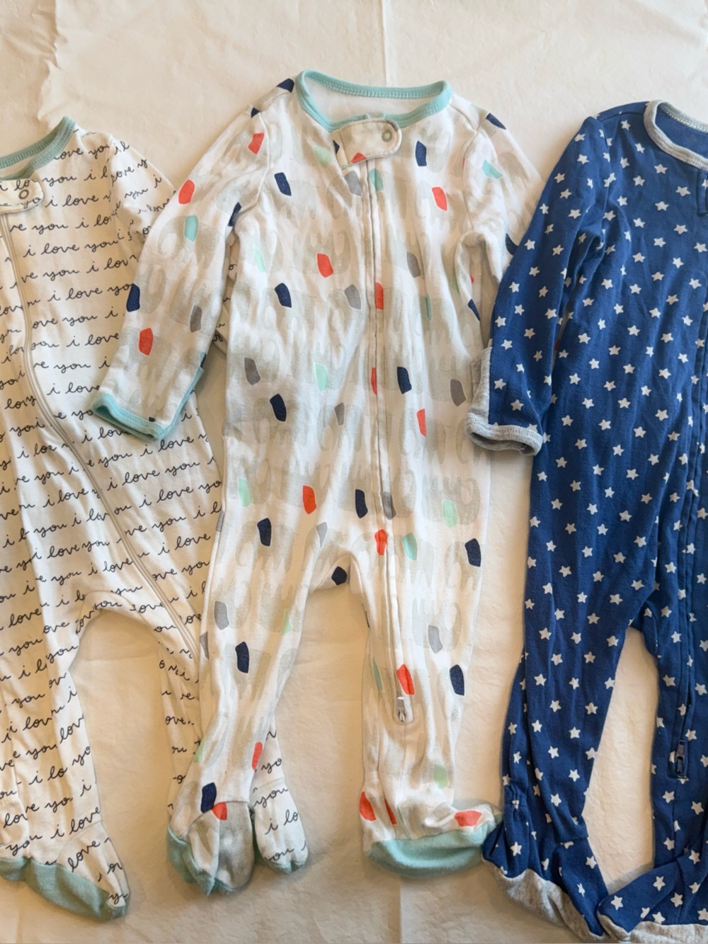 Cloud Island 3 Piece Onesie Bundle 3-6 Months #Lux-K1